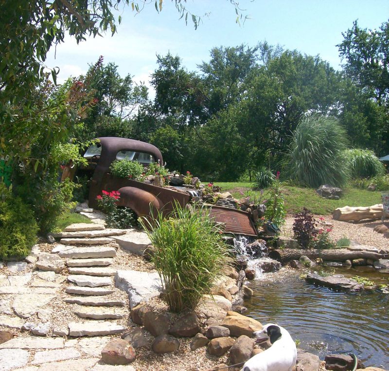 Yard Landscaping Pictures & Ideas: Studebaker Waterfall